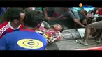 Sejumlah pekerja bangunan di Blitar, Jawa Timur, mengalami kritis setelah tertimpa tembok akibat terpaan angin kencang.