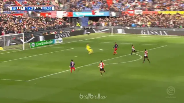 VIDEO: Highlights Eredivisie, Feyenoord Vs Ajax 1-4