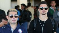 Esteban Vizcarra dan Arthur Cunha absen saat Arema menjamu PSM. (Bola.com/Iwan Setiawan)