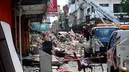 Rabu (10/9/2025), Badan Nasional Penanggulangan Bencana (BNPB) mencatat, sebanyak tujuh wilayah kabupaten/kota di Provinsi Bali terdampak bencana banjir dan longsor. (SONNY TUMBELAKA/AFP)