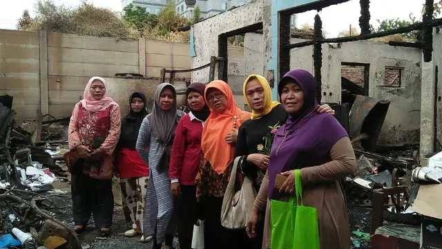 Kebakaran di PKBM Karya Putra Mandiri sebabkan 90 anak trauma dan 30 ijazah terbakar pada Selasa, 19 Juni 2018 (Dokumentasi KPAI)