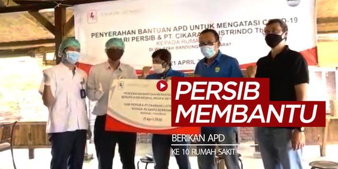VIDEO: Persib Memberi Bantuan APD ke 10 Rumah Sakit di Wilayah Bandung
