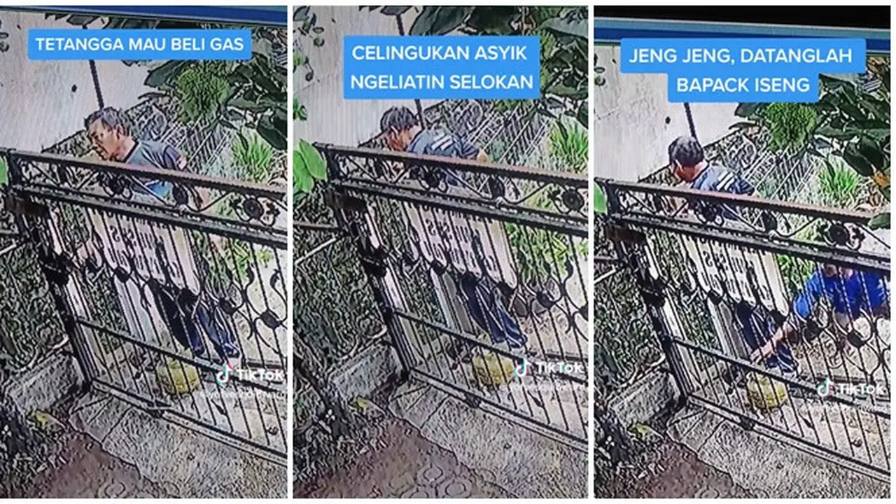 Aksi Jahil Bapak-Bapak Sembunyikan Gas Milik Tetangganya, Endingnya Kocak