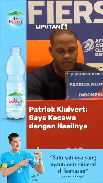 Patrick Kluivert: Saya Kecewa dengan Hasilnya