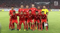 Pemain Persija saat foto bersama. (Liputan6.com/Helmi Fithriansyah)