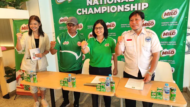 Rully Nere memantau turnamen usia dini Milo National Championship 2023