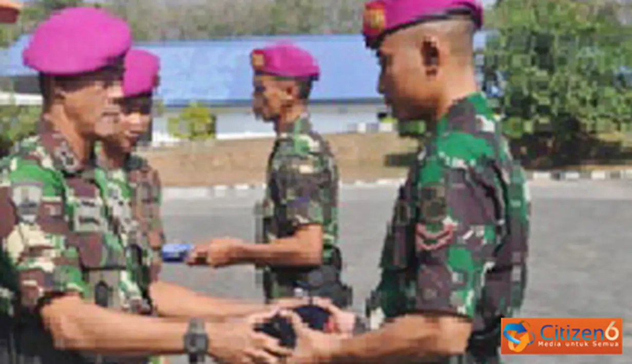 Citizen6, Surabaya: Upacara Tupdik tersebut di pimpin Komandan Pusat Pendidikan Infanteri (Danpusdikif) Komando Pendidikan Marinir (Kodikmar) Kobangdikal  Letnan Kolonel Marinir Bambang Sukarno. (Pengirim: Penkobangdikal)