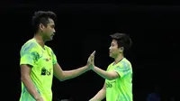 Tontowi Ahmad/Liliyana Natsir mengalahkan pasangan China, Zheng Siwei/Huang Yaqiong, 21-11, 21-13 pada semifinal Kejuaraan Asia 2018 di Wuhan Sport Center, Sabtu (28/4/2018). (PBSI)