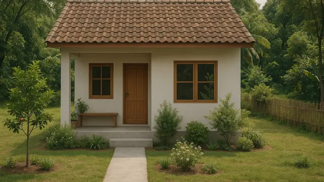 Desain Rumah Sederhana Minimalis 6x9 Meter di Desa