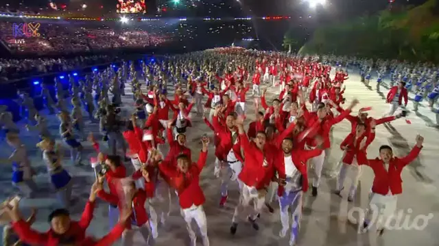 Parade kostum defile di pembukaan Asian Games 2018