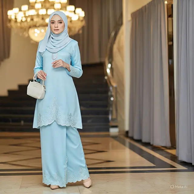 Model Baju Kurung Modern untuk Pesta