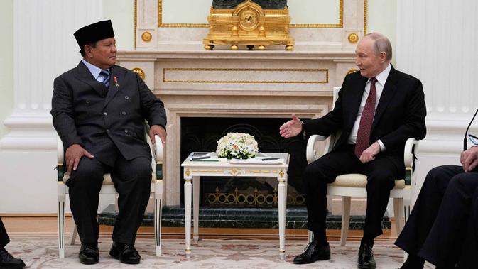 Presiden Prabowo Bertemu Putin Bahas Ketahanan Energi dan Geopolitik Dunia