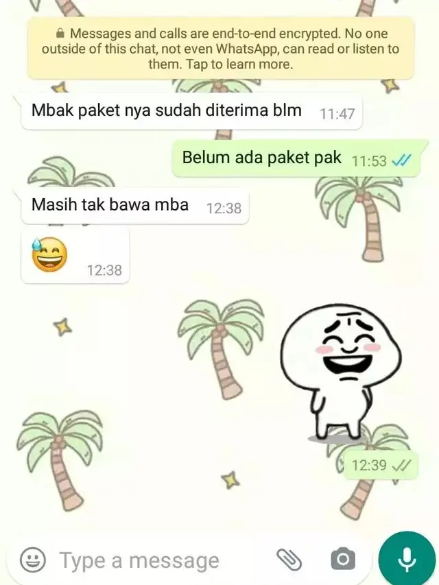 10 Chat Kurir saat Antar Paket ke Pelanggan Ini Kocak Banget