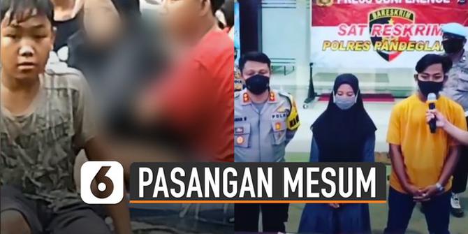 VIDEO: Pasangan Mesum di Kolam Wisata Pandeglang Diciduk Polisi