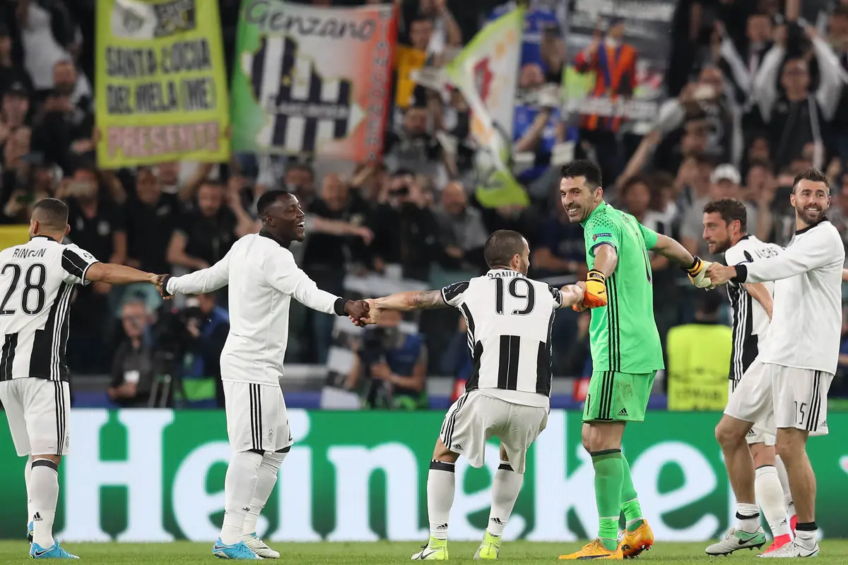 Ekspresi Buffon saat Bawa Juventus ke Final Liga Champions