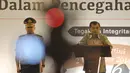 Wapres Jusuf Kalla memberikan pidato sambutan saat acara Konferensi Nasional Pemberantasan Korupsi (KNPK) 2014, Jakarta, Selasa (2/12/2014). (Liputan6.com/Miftahul Hayat)