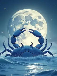 logo ramalan zodiak cancer (sumber: AI generated)