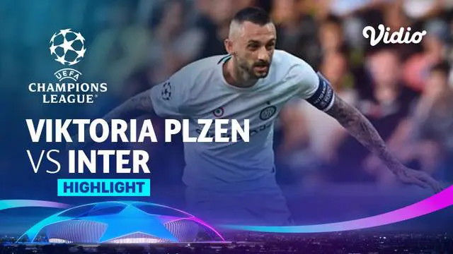 Berita Video, Highlights Liga Champions antara Viktoria Pizen Vs Inter Milan pada Selasa (13/9/2022)