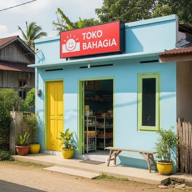 Desain Warung Sembako Sederhana Tapi Menarik