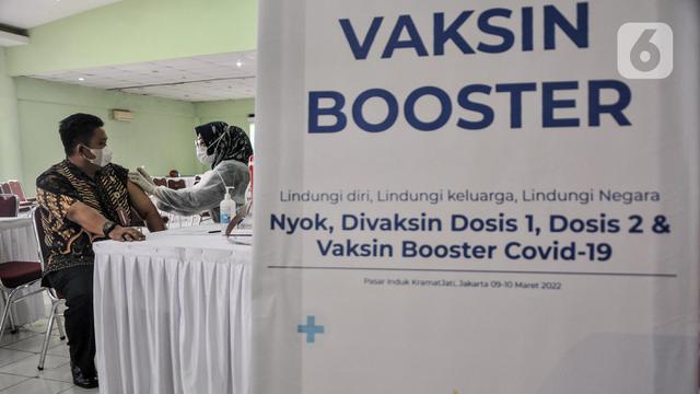 FOTO: Capaian Vaksinasi Booster COVID-19 Jakarta Masih Rendah