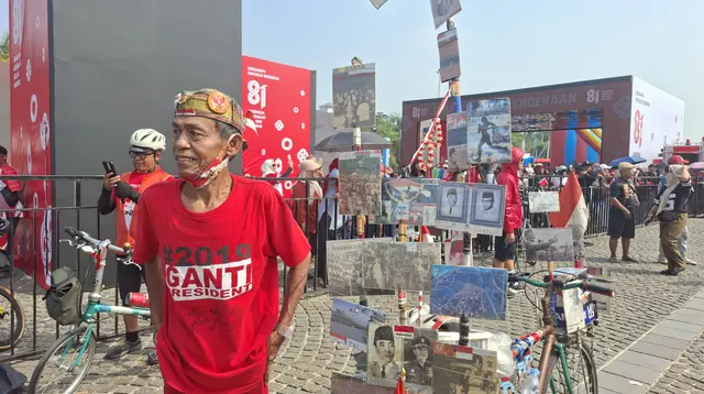Cerita Fahrudin, Anak Veteran yang Gowes dari Palmerah ke Monas Setiap HUT RI