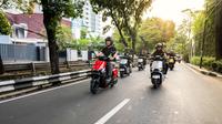 Acara 'Ride & Connect' dihadiri puluhan pengguna sepeda motor listrik Ofero, kreator konten, hingga pecinta gaya hidup urban. (ist)