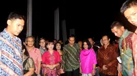 Jokowi dan istri menghadiri pentas seni bertaraf internasional, Solo Internasional Performing Art (SIPA). (Liputan6.com/Reza Kuncoro)