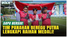 Beregu putra panahan Indonesia tampil meyakinkan dan menaklukkan Vietnam 6-0 di kompleks Stadion Rajamangala, Rabu (17/12/2025), untuk memastikan medali emas. Kemenangan ini melengkapi sukses tim putri yang lebih dulu menang 5-3 atas Malaysia.