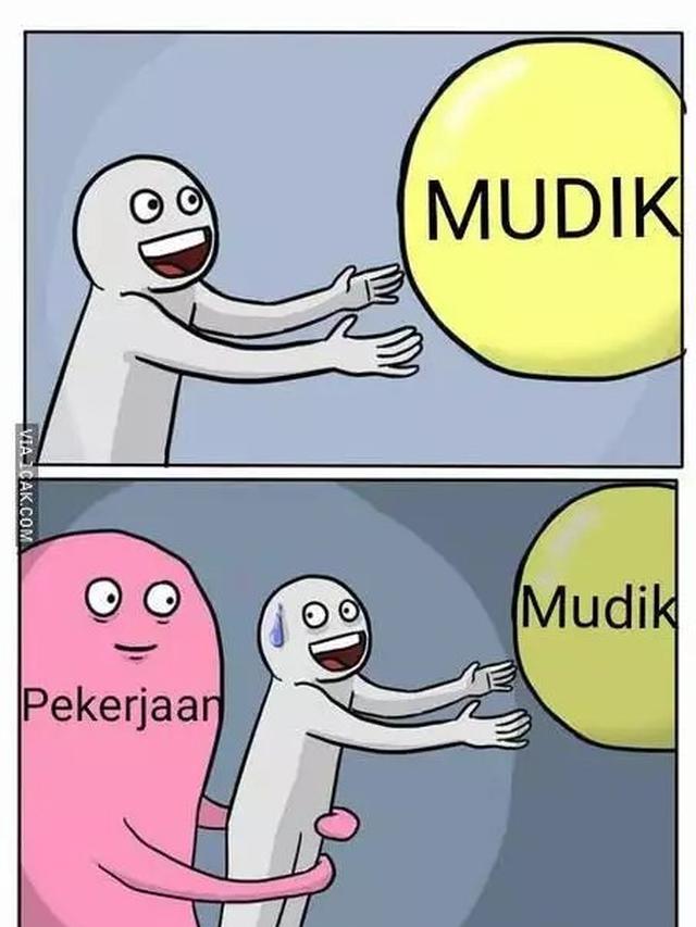 Rindu Kampung Halaman, 7 Meme Susah Mudik Lebaran Ini Dirasakan Anak Rantau