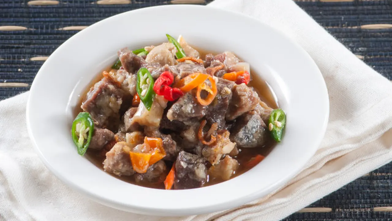 lidah sapi cabe ijo