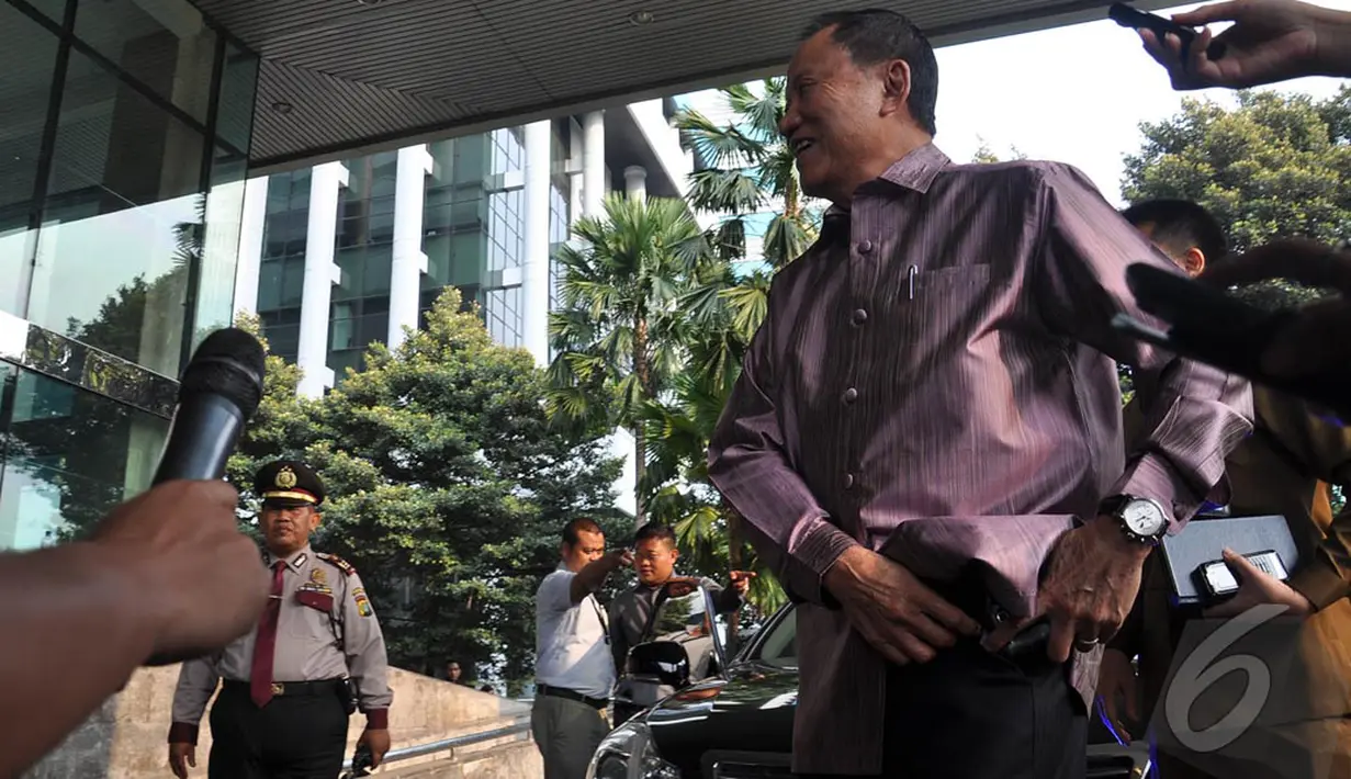 Dalam pertemuan itu didiskusikan banyak hal termasuk pandangan pimpinan KPK yang menolak adanya pengganti Busyro, Selasa (26/8/2014) (Liputan6.com/Miftahul Hayat)