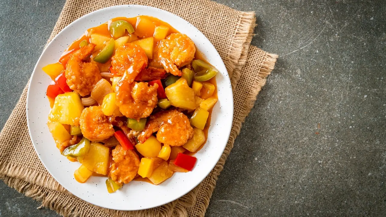 udang asam manis