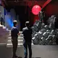 Instalasi Gatot Kaca di Pop Art Jakarta 2022. (dok. Liputan6.com/Dinny Mutiah)