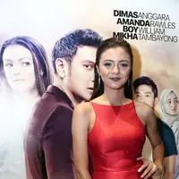 Amanda Rawles di preskon film Promise. (Galih W. Satria/Bintang.com)