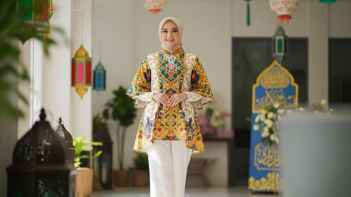 7 Padu Padan Model Celana Panjang Wanita Warna Putih untuk Lebaran 2026