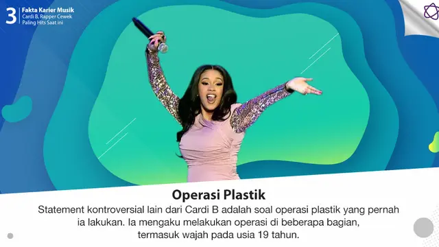 Infografis Cardi B 3