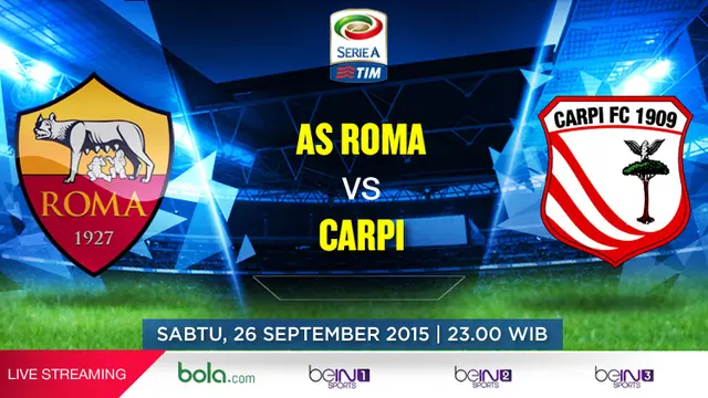 AS Roma vs Carpi