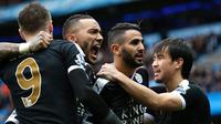 Leicester City tampil mengejutkan sepanjang musim 2015-2016. (AFP/Adrian Dennis)