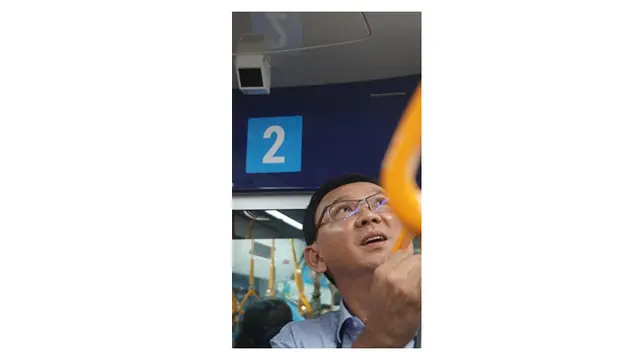 Begini Potret Saat Ahok Coba MRT Jakarta Pertama Kali