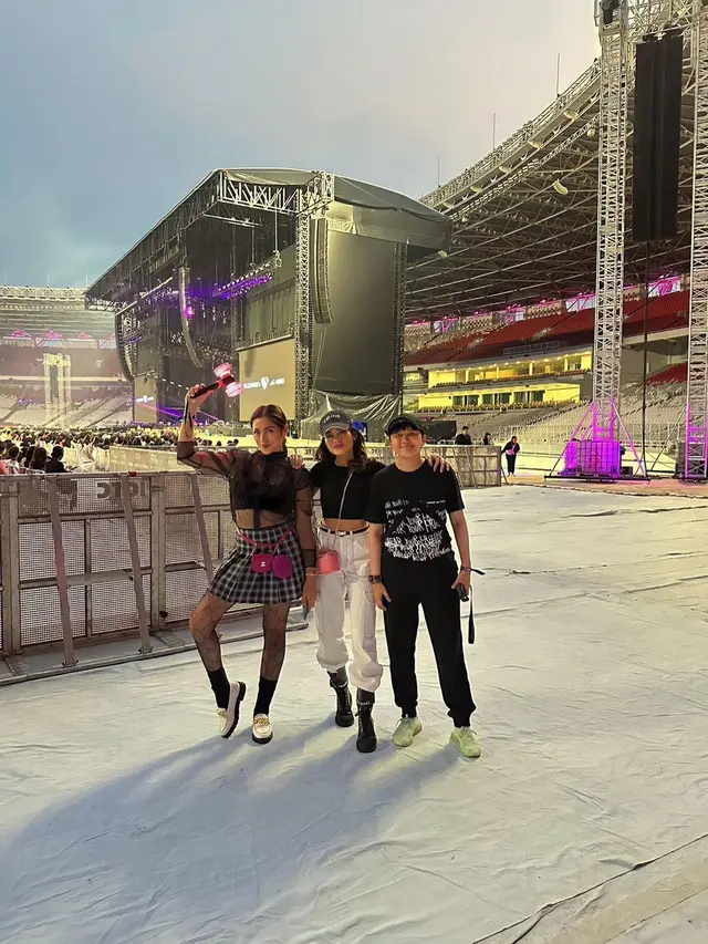 Jessica Iskandar nonton konser BLACKPINK (Instagram/inijedar)