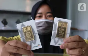 Harga Emas Antam Sepekan: Sempat Tergelincir sebelum Akhirnya Rebound