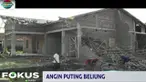Jumlah rumah yang rusak mencapai 38 unit termasuk dan dua bangunan rumah ibadah. Dua orang warga dilaporkan terluka akibat tertimpa pintu musholla.