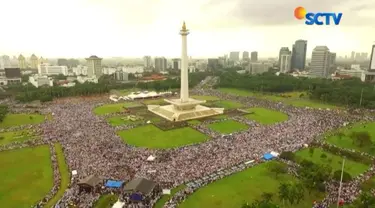 Ribuan massa memprotes keputusan Presiden Amerika Serikat Donald Trump yang mengakui Yerusalem sebagai Ibu Kota Israel.