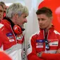 Gigi Dall'Igna dan Casey Stoner. (Liputan6.com/Crash)