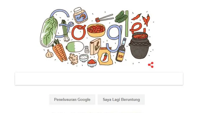 [Bintang] Jadi Google Doodle Hari Ini, Apa Itu Kimchi?