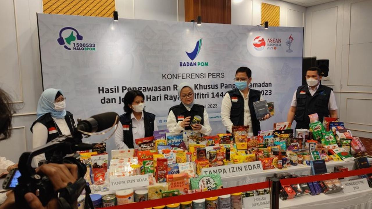 Hasil Pengawasan Keamanan Pangan BPOM RI Ramadan dan Jelang Idul Fitri 1444 H Tahun 2023