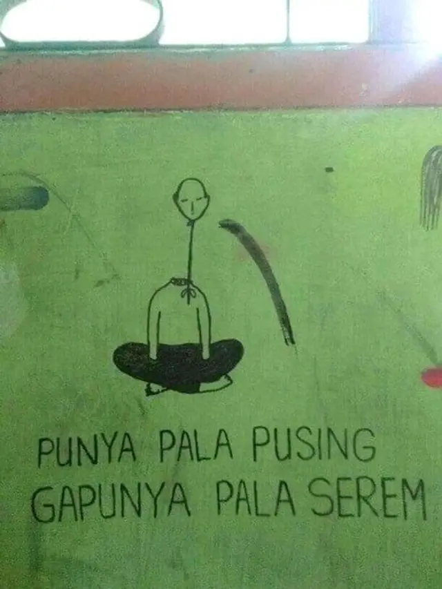coretan kocak