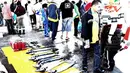 Ikan hasil tangkapan nelayan Kalk Bay, Cape Town, Afsel.