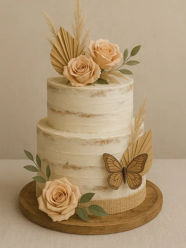 7 Model Kue Pernikahan Simple Tapi Elegan, Punya Luna Maya Jadi Sorotan