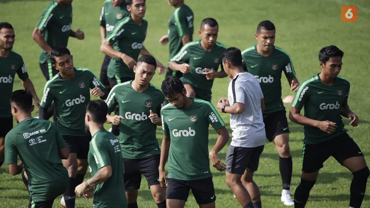 Latihan Timnas Indonesia